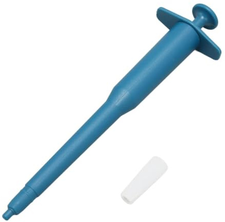Pet Pill Plunger Popper, Animal Medicine Feeder Side Grip Press Type with Silicone Tip for Dogs Cats Birds cat pill dispenser