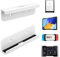 Kigniote Tablet Halterung Wand, Universelle Wandhalterung für Tablet, Handy, E-Reader, Wall Mount Kompatibel mit iPad, iPhone, Samsung, Xiaomi, Lenovo, Klebe- oder Schraubmontage (Weiß)