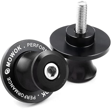 M6 Ständeraufnahme Bobbins für MT10 R6 FZ6 TRACER 7 9 GT XSR 900 Tenere 700 | Montageständer Schwingen Spulen Mortorrad für Benelli TRK 502 702 X RS660 RSV4 MT09 MT25 R7 R1 R9 FZ1 FZ8 Tenere700 (Schwarz)
