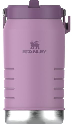 Stanley IceFlow 2.0 Flip Straw Jug with Handle 64 oz | Twist On Lid and Flip Up Straw | Leakproof for Travel and Sports | Insulated Stainless Steel |BPA-Free | Lilac