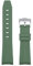Gebogenes Ende 21mm natürliches Fluor -Gummiband -Ersatz für Rolex Watch Band, neuer Submariner Explorer 2 Rad Uhr (Farbe: Blau, Größe: 21 mm) (,)