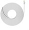 GLFLOW Power Cable and Adapter. Charging Cable for Ring Outdoor Camera Plus - 5.2m/7.6m/10m Options - Waterproof, DC Type-C Compatible, TPE Material(7.2M)