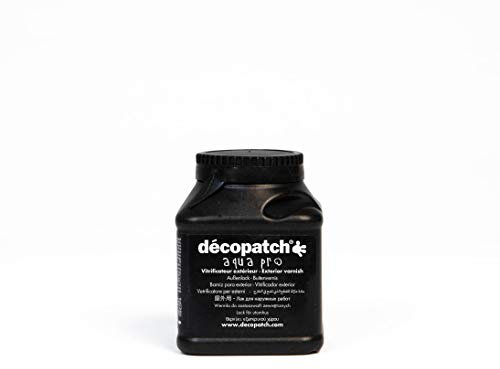 Décopatch - Ref VAUV180AO - Aqua Pro Exterior Varnish - UV & Water Resistant, Suitable for Outdoor & Exterior Use, Porvides a Protective Coating - 180g Bottle