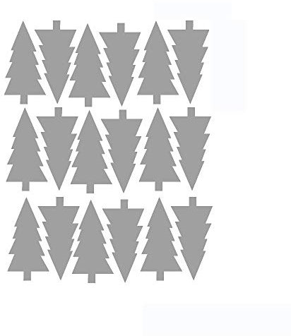 Adesivo murale albero di Natale fai-da-te per vivaio - argento