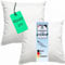 Luxusfeder 2er Sofakissen 40x40 cm Feder Füllung 350g - Bezug 100% Baumwolle - Federkissen - Kissenfüllung - Kisseninlett - Innenkissen - Öko-Tex