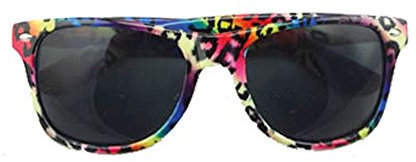 PARTY DISCOUNT Brille Leo, neon-bunt