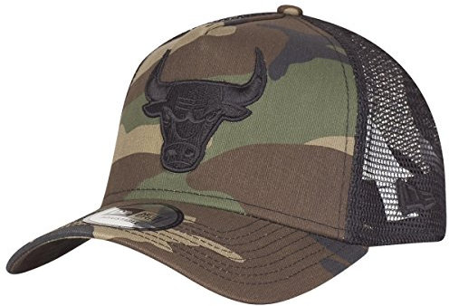 New Era Adjustable Trucker Cap - Chicago Bulls Wood camo