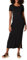 Amazon Essentials Women's Jersey Standard-Fit Short-Sleeve Crewneck Side Slit Maxi Dress (Previously Daily Ritual), Black, XL