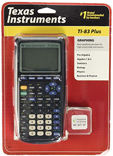 Texas Instruments TI-83 Plus Graphing Calculator (Renewed)