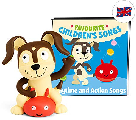 tonies audio characters - MUSIC TONIE Playtime and Action - Tonie Figure and Toy for TONIEBOX Audioplayer Device - Songs for Children 3+ - ENGLISH