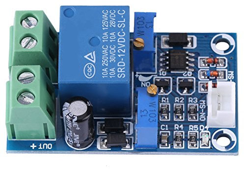 Hlyjoon Relais Modul Undervoltage Protection Board, 12V 10A Automatischen Schalter auf Wiederherstellungs Schutz Modul Batterie Niederspannung Schnitt Unterspannungsschaltmodul