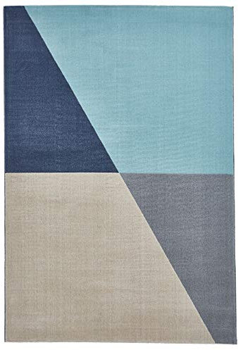 Think Rugs, Vancouver 18487 Grey/Blue - 160 x 220