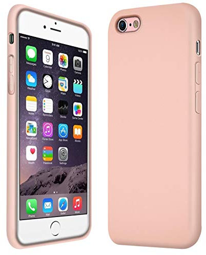 Verco Handyhülle für iPhone 6s Hülle Silikon, Flex TPU Gel [weiches Innenfutter] Case für Apple iPhone 6 / 6s Schutzhülle Stoßfest (4,7 Zoll), Rosa