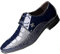 Scarpe Formali da Uomo in Pelle Verniciata Punta a Punta Stringate Derbys Uomo Scarpe Basse da Cerimonia Traspiranti da Uomo
