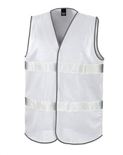 Safe-Guard Westen Warnweste Weiß White S/M