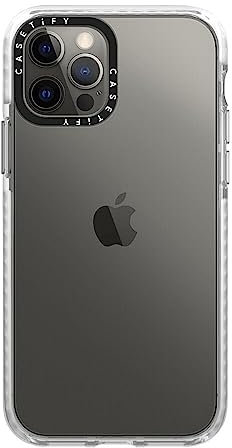 CASETiFY Impact iPhone 12 / iPhone 12 Pro Case [4X Military Grade Drop Tested / 8.2ft Drop Protection] - Clear Frost