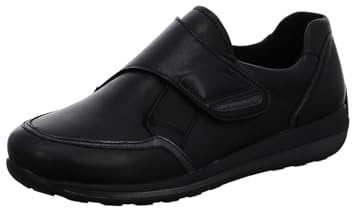 ARA Damen Osaka Sneaker, Schwarz Anthrazit, 40 EU Weit