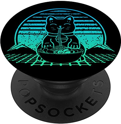 Japan Culture Ramen Anime Style Vintage Food PopSockets Swappable PopGrip