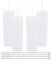 Volhoply 16oz Plastic Skinny Tumblers Bulk 4 Pack,Double Wall Tumbler with Lid and Straw,480ML Reusable Iced Coffee Mug,BPA Free Matte Acrylic Water Cups with Straw for Parties,DIY Gifts(White,4 Set
