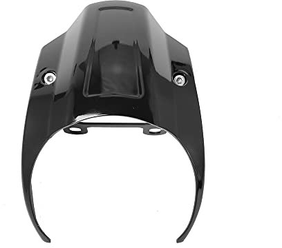 GUYOS Moto pare-brise Motorrad Glänzend Schwarze Frontmaske Scheinwerfer Verkleidungsabdeckung Für Harley Softail Street Bob FXBB FXBR 2018-2022 2021 2020
