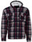 Henry Terre Holzfällerjacke Herren Hemdjacke Kapuze Arbeitsjacke Hemd Flanell Thermojacke Jacke Kariert Gefüttert M-3XL, Farbe:beige, Größe:XL