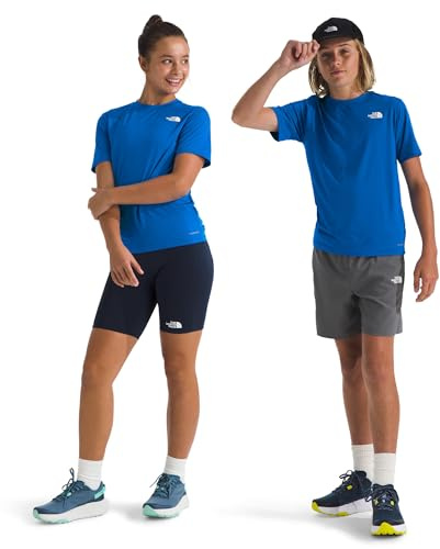 THE NORTH FACE NF0A8DF2T4S Teen NEW 24/7 S/S Tee T-Shirt Unisex Hero Blue Größe XL