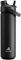 POWCAN Bouteille d'eau isotherme de 26 oz avec paille 2 en 1 et couvercle verseur, garde au froid 24 heures, s'adapte au porte-gobelet de voiture, bouteille d'eau en acier inoxydable (Dark Knight)