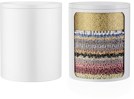 Cobbe 2er-Pack 34-stufige Duschfilter-Ersatzkartusche für Duschkopffilter für hartes Wasser, Hochleistungs-Duschwasserfilter zur Entfernung von Chlor und Schadstoffen