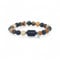Raffici Zodiac Sign Constellation Gemstone Bracelet Personalized Stretch Bracelet with Natural Healing Stones Anxiety Relief Birthday Gift for Men and Women (Aries)