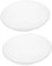 UKCOCO 2 Pièces Accessoires Pour Plafonniers Abats-jour Globes De Remplacement Pour Ventilateur De Plafond Abat-jour En Verre Pour Luminaires Globes De Ventilateur De Plafond Blanche Pvc