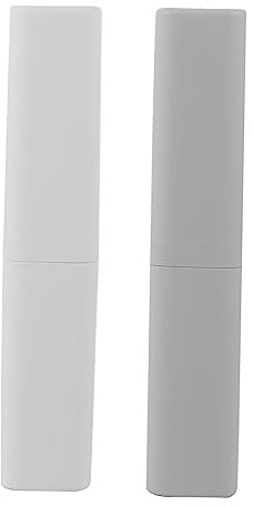 Healeved 2 Sätze Zahnbürste Travel Toothbrush Case Toothbrush Cup Toothbrush Holder Zahnbuersten Halter Highlighter-Make-up Zahnpasta Dampfer Inhaber Abs Lagerzubehör Plastik 2 Stück * 2