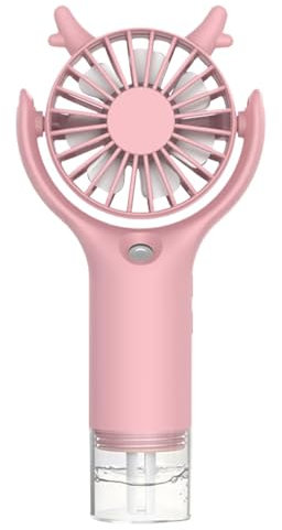 Ventilatore portatile – Ventilatore nebulizzatore ricaricabile | 3 livelli regolabili ventole di raffreddamento | Ventilatore d'acqua spray umidificatore, umidificatori per viaggi, casa, ufficio,