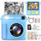 LUVTOY Camara Fotos Infantil Instantanea, 2,4 Pulgada Cámara Instantánea Niños con Tarjeta de 32 GB y Papel de Impresión,1080P Cámara de Fotos Infantil Regalos de Juguete para Niños de 3 a 12 Años