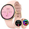Smartwatch Donna con Diamanti, Effettua/Risposta Chiamate, 1.2 AMOLED Orologio Smartwatch 100+ Modalità Sportive Fitness Tracker with Cardiofrequenzimetro/Sonno/SpO2 IP68 Impermeabile per Android iOS