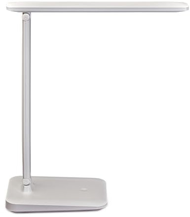 Maul Akku Tischleuchte dimmbar MAULsally | Tischlampe kabellos mit austauschbarem Akku | Tischlampe aufladbar bis zu 3,5h Beleuchtung | Lampe LED für Schreibtisch, Nachttisch (Weiß)