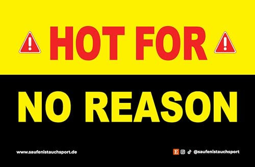 50x Hot for no reason Stickerset/Malle Stickerauswahl/Malle Aufkleber Set/Festival Sticker/Partysticker/Saufsticker/Mallorca/JGA Sticker/Oktoberfest