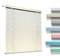 Veneziane da Interno/Esterno Senza Forare, 25mm Lamelle Tende Veneziana in Alluminio, Tende su Misura Orizzontali, Tapparelle per Finestre Privacy Oscurante per Ufficio Casa(Light White)