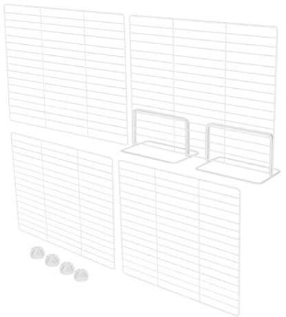 HEALSOPTHY Freezer Compartment Wire Dividers Wide Maximize Storage Space Mesh Partition for Chest Freezer
