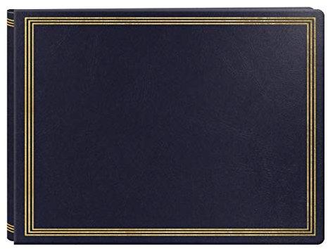 Extra Large Magnetic Page X-Pando Photo Album, Navy Blue