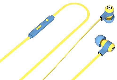 Tribe Minions - Auriculares in-ear con cable y micrófono I In-Ear estéreo para para Iphone, Android, Movil, PS4, XBOX, PC, Computador - diseño Carl