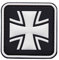 3D Patch Eisernes Kreuz Bundeswehr Abzeichen Aufnäher schwarz Bundeswehr