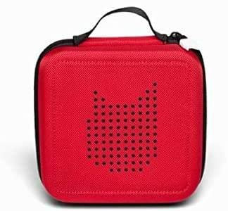 tonies Carry Case, Toy Box Storage and Travel Case for Audio Characters, Hardshell Case for up to 20 Figurines for use with Your Toniebox Portable Speaker (Sold Separately), Ages 3+, Colour: Red