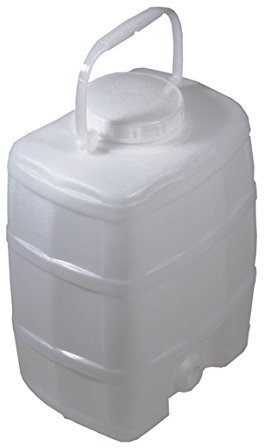 HELGUEFER - Bidon Agua 20L Boca Ancha Reforzado | Deposito Agua PEHD Apto Uso Alimentario | Bidon de Alta Resistencia y Tapa Rosca | Contenedor Robusto y Facil Llenado