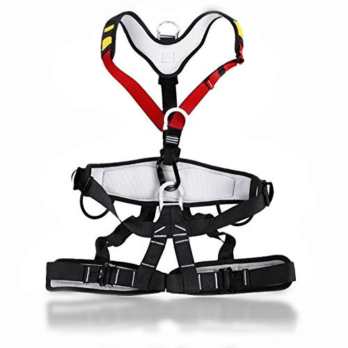 Klettergurt, Klettergurte, Klettergeschirr Mit Verstellbaren Sicherheitsgurten, Sicherungsgurt Dachdecker, Auffanggurt Absturzsicherung Für Bergsteigen, Baumklettern, Klettern, Feuerrettung