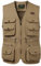 KTWOLEN Mens Fishing Waistcoat Multi Pocket Gilet Safari Sleeveless Gillette Jackets Summer Utility Vest Hiking Photography Vests Body Warmers, Khaki, XXL
