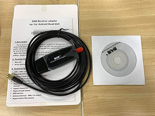Antenne externe DAB + radio numérique avec commande tactile pour lecteur DVD de voiture. Cet article n'est pas vendu séparément