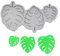 Blätter-Silikon-Fondantform, tropische Blätter, Monstera-Blatt, Flamingo, Kuchendekoration, Form für Schokolade, Kekse, Gebäck, Kuchen, Süßigkeiten, Polymer-Ton (Stil A)
