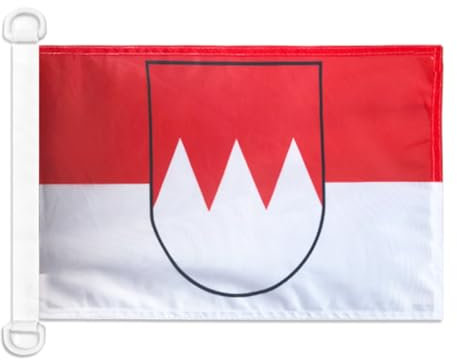 AZ FLAG Bootflagge Franken 45X30Cm - Franken Bootsfahne 30 x 45 Cm Marine Flaggen