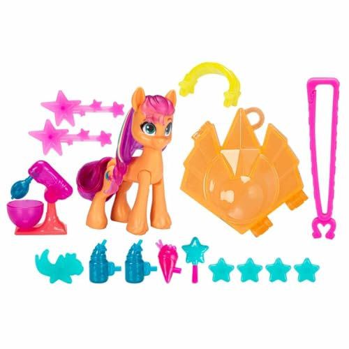 My Little Pony – Entdecke Dein Ponyfunkeln Schönheitsfleck-Magie Sunny Starscout, 7,5 cm großes Hoof to Heart Pony, ab 5, F5250, Multi
