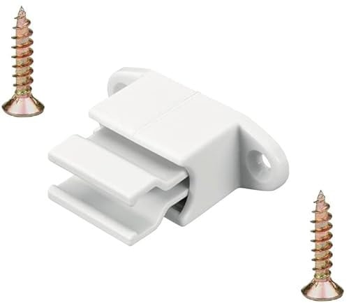 cyclingcolors Clip bloqueur de manivelle volet Roulant réglable blanc Support Guide Manette Plastique 14mm Universel fenêtre Mur à Visser
